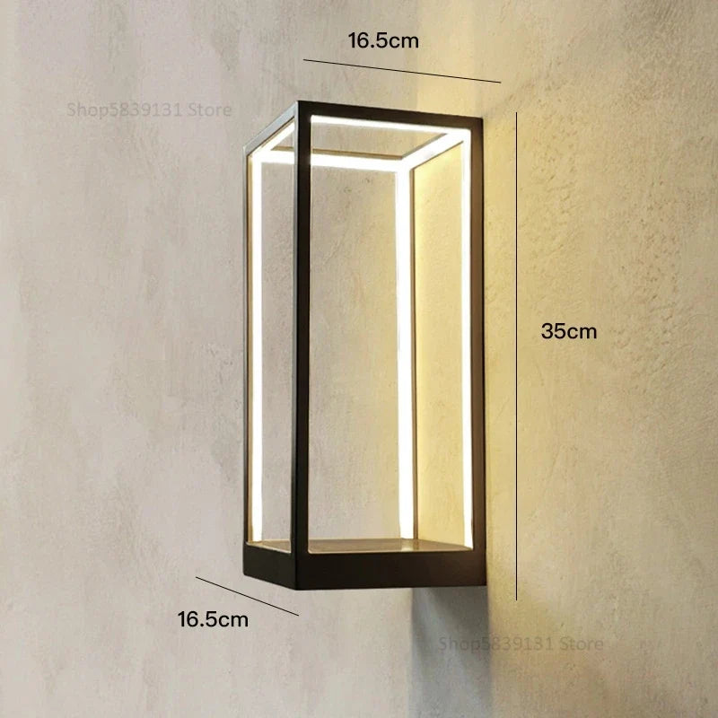 applique murale led moderne cube créatif décoration murale