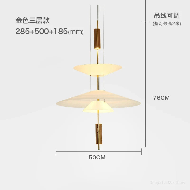 lustre moderne de flamant rose led pour décoration loft
