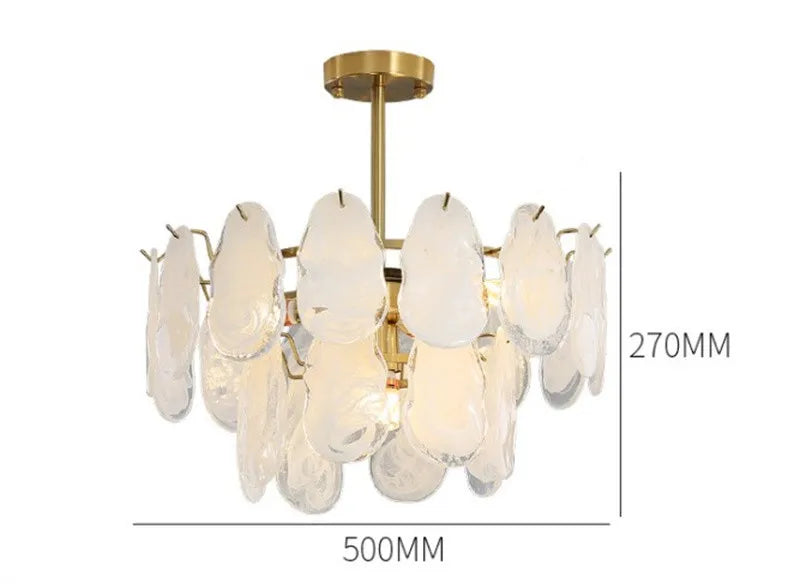 lustre en verre de luxe pour éclairage créatif et décoratif