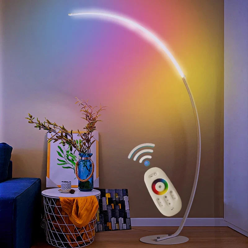 Lampadaire LED à arc moderne nordique