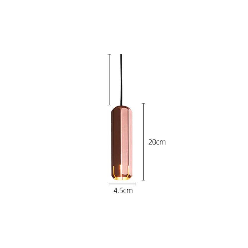 suspension moderne minimaliste en aluminium pour intérieur élégant