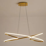 suspension moderne en aluminium design pour intérieur élégant