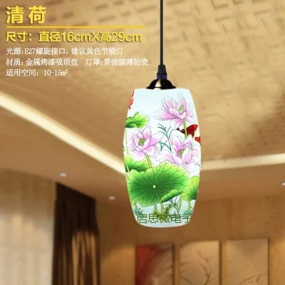 Suspension chinoise en céramique