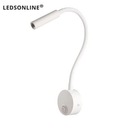 Lampe de Chevet travail étude lampe de lecture appliques 3W LED livre lampe mur veilleuse luminaires Spot LED ue US prise cordon
