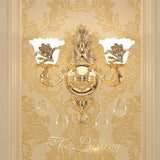 applique murale en cristal design moderne pour intérieur élégant