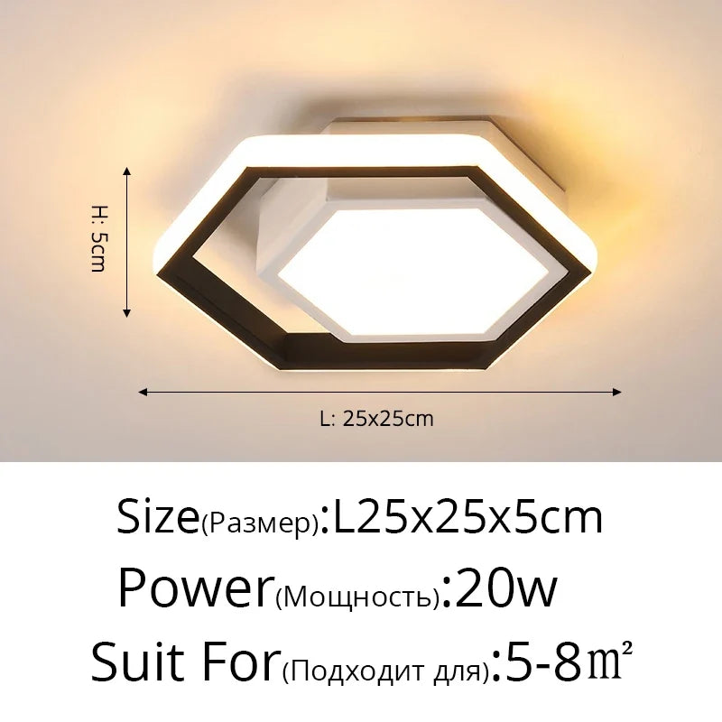 lustre luminaire led acrylique mince pour décoration maison
