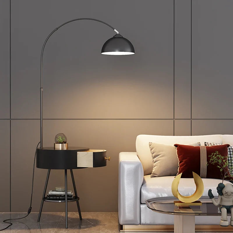 lampadaire haut de gamme avec étagère et livraison gratuite