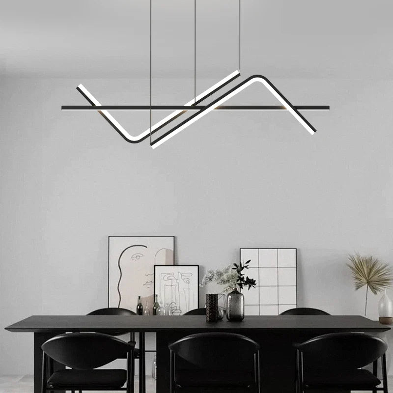 lustre led moderne pour restaurant hôtel café bureau