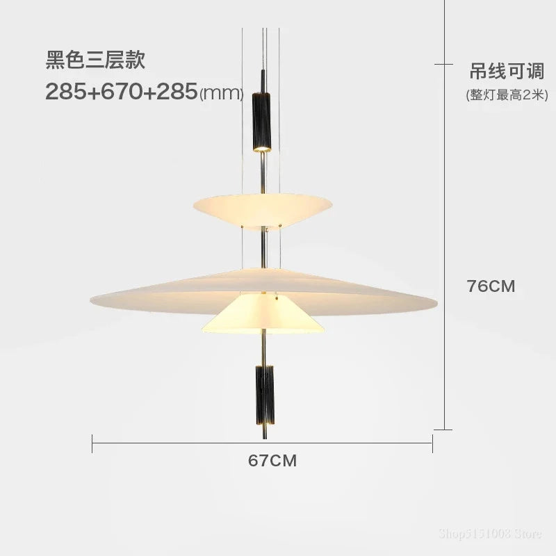lustre moderne de flamant rose led pour décoration loft