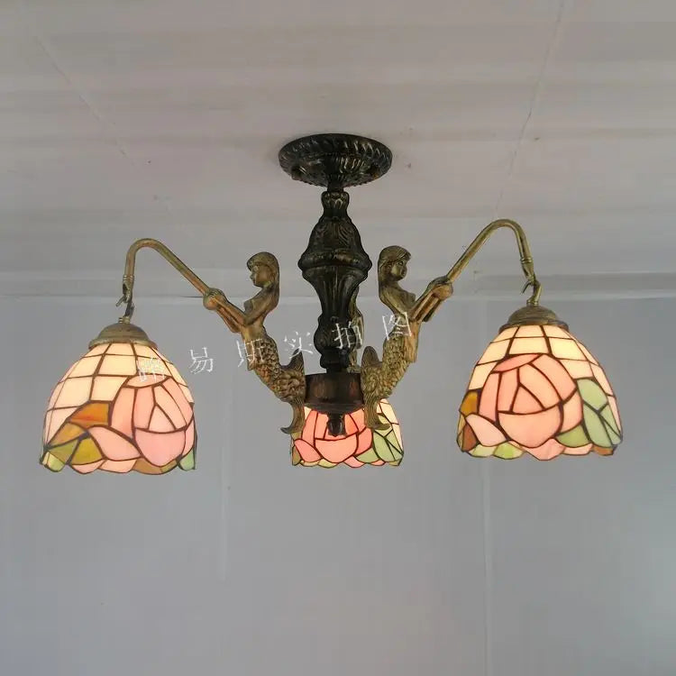 lustre méditerranéen tiffany sirène pour intérieur créatif