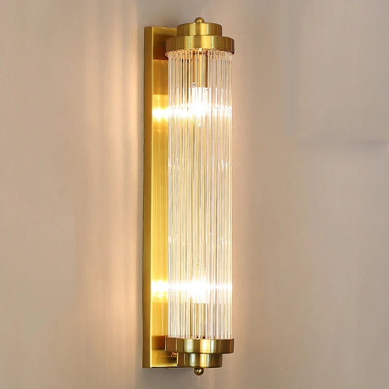 Applique murale Led en cristal post-moderne