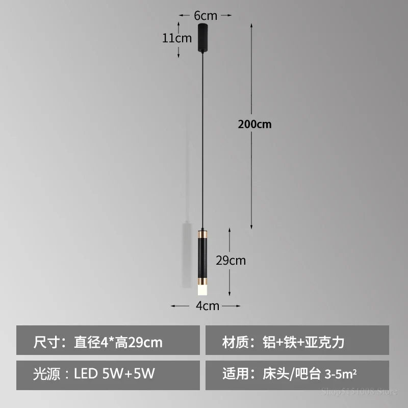 suspension LED moderne pour bar et restaurant