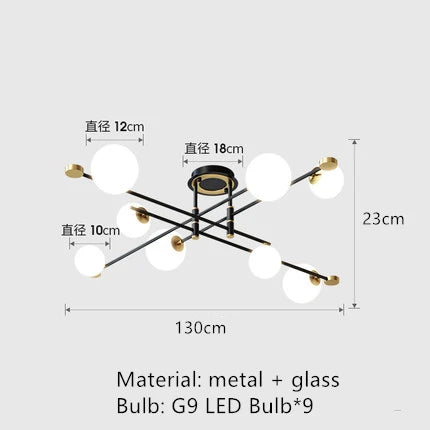 lustres led minimalistes pour éclairage intérieur moderne