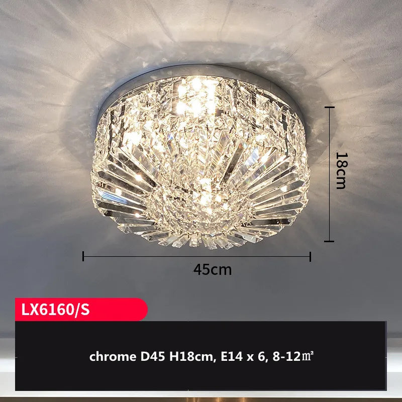 lustre led en cristal luxueux moderne et brillant
