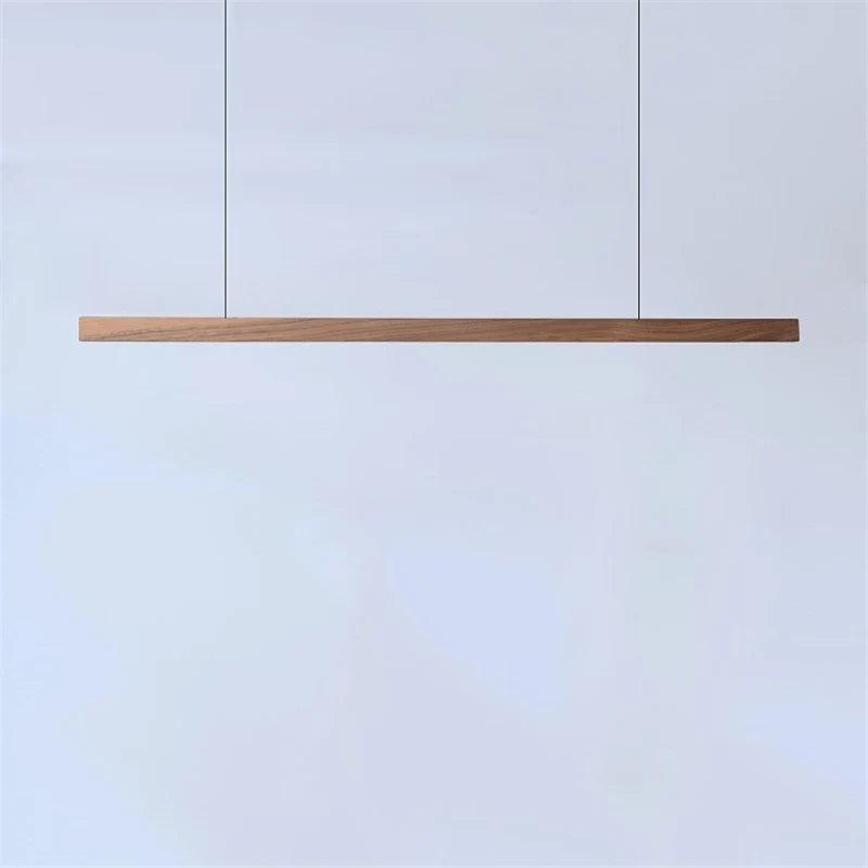 Suspension led en bois de style nordique idéale pour restaurant ou bureau