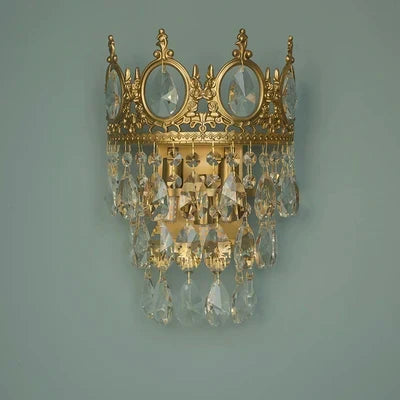 lustre couronne moderne en cristaux luminaire décoratif d'intérieur