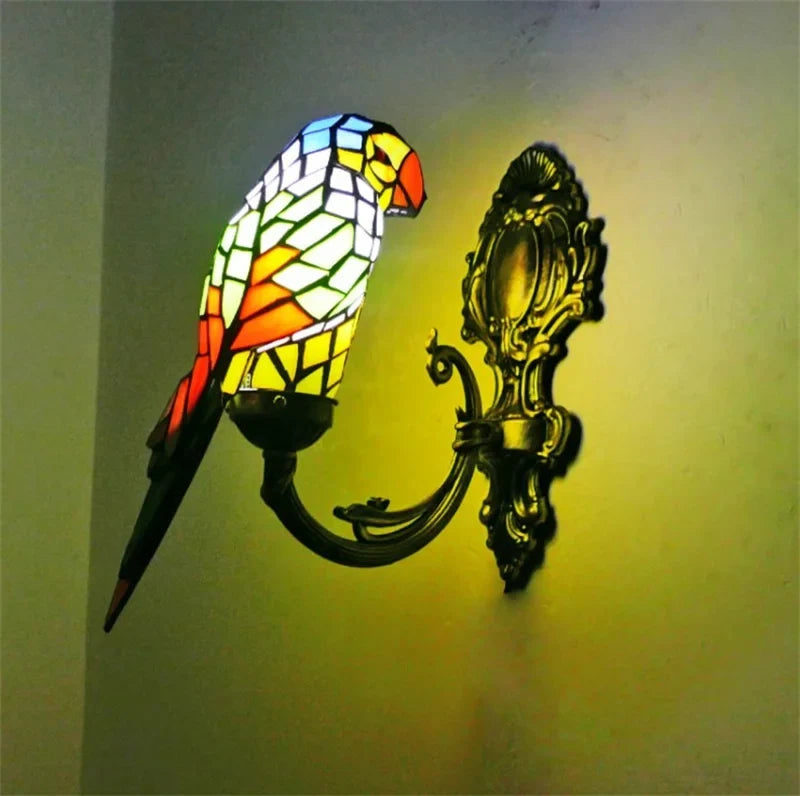applique murale en verre coloré pour déco créative lumineuse