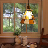 suspension luminaire vintage en laiton et verre pour cuisine