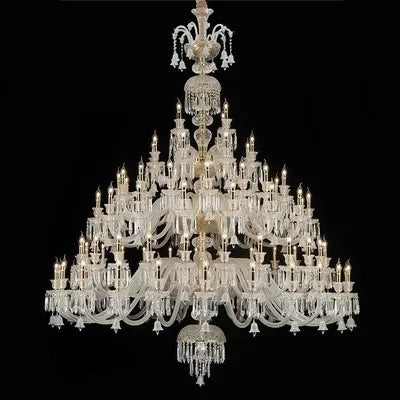 lustre en cristal européen pour décoration moderne et élégante
