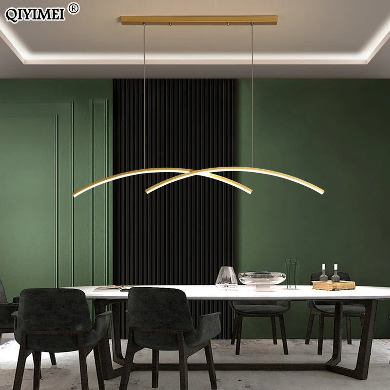 suspension led moderne à intensité variable éclairage intérieur nouvelle lampe