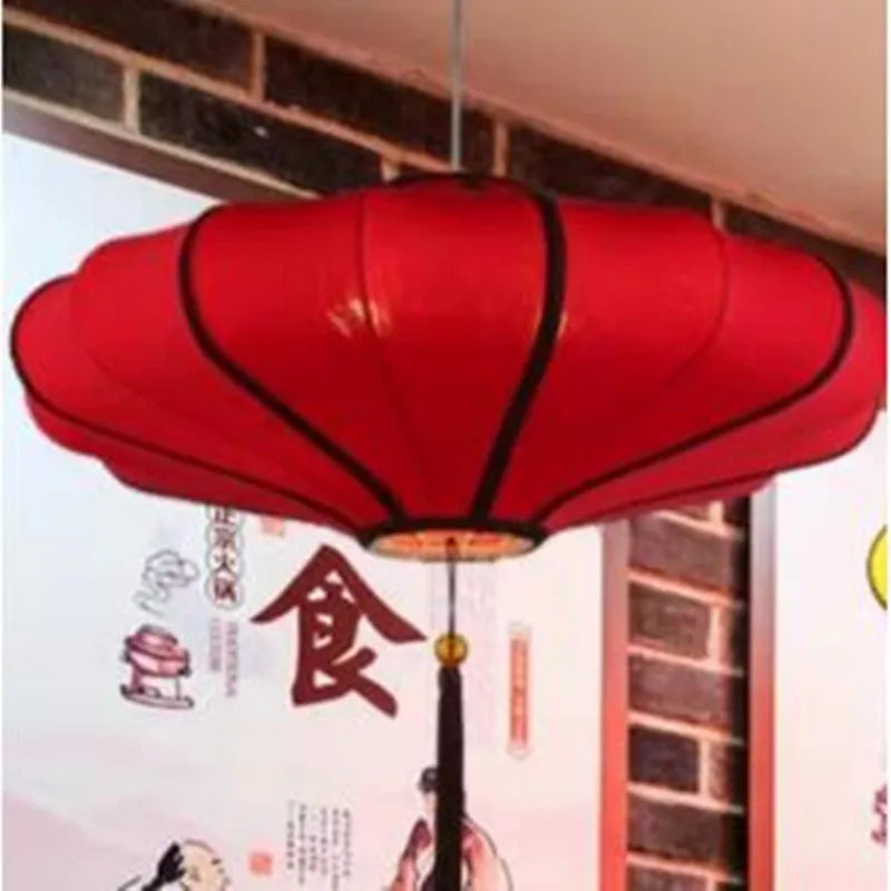 lustre en tissu chinois pour restaurants et hôtels