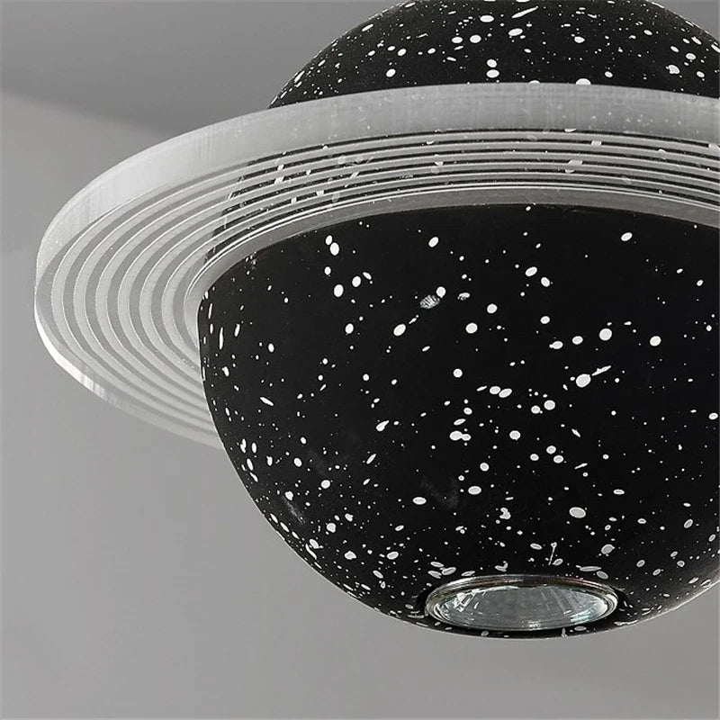 suspension modernes en ciment led pour restaurant barre lumineuse