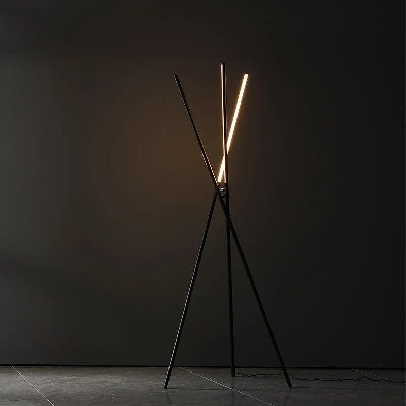 lampadaire nordique moderne design led pour décoration intérieure