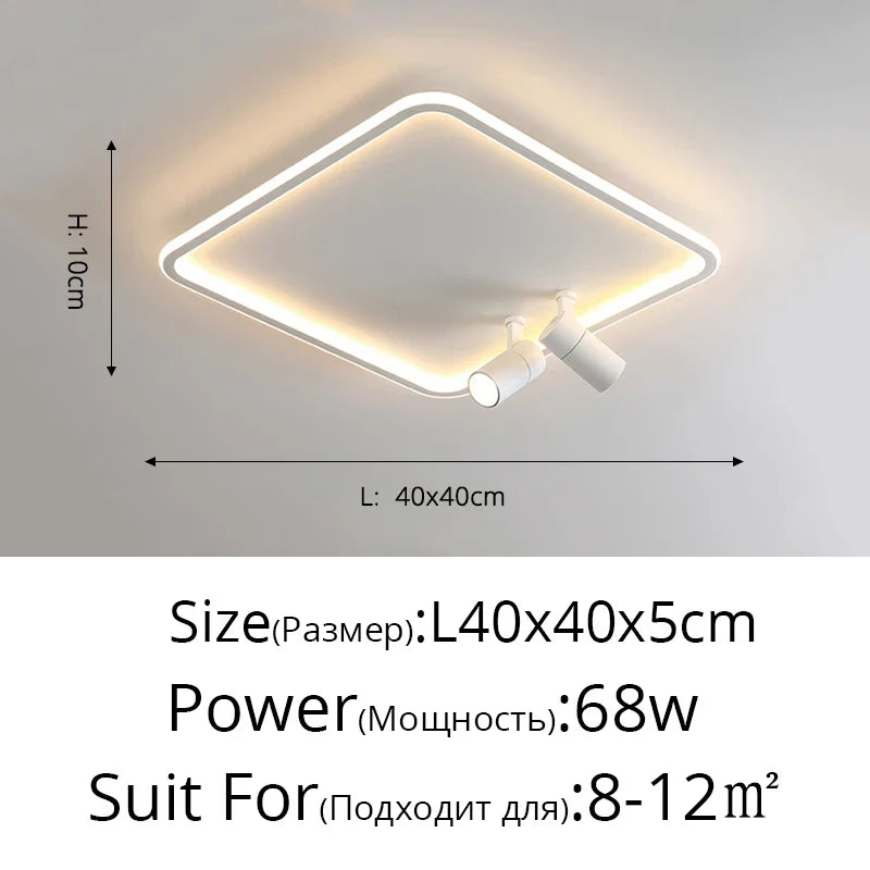 lustre led moderne pour intérieur décoration lumière projecteur