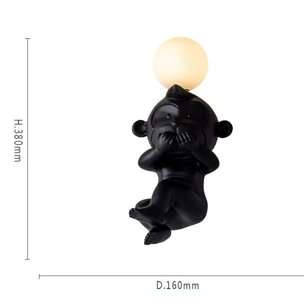 applique murale led singe variateur pour éclairage intérieur