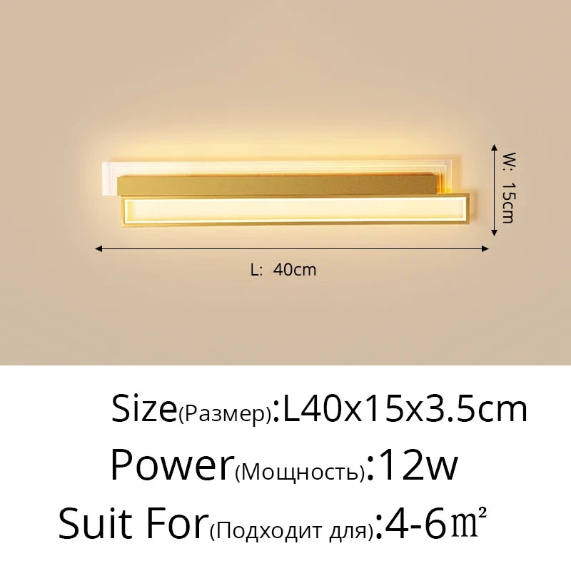 applique murale led moderne pour éclairage intérieur élégant