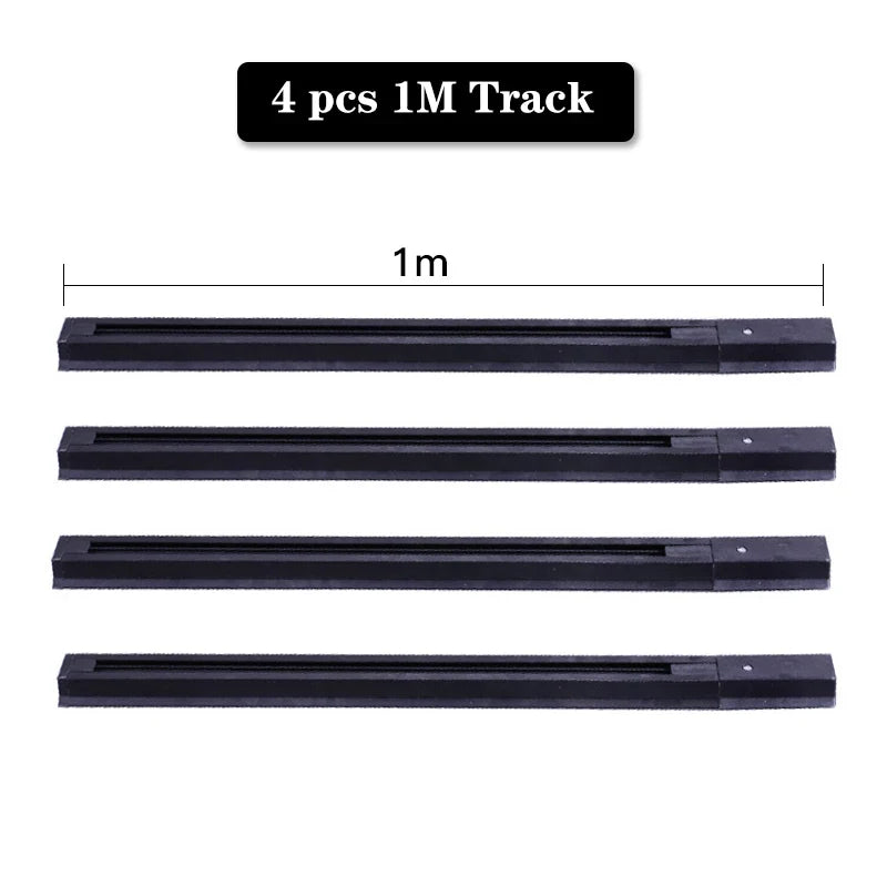 rail d'éclairage à led pour magasin avec spots modulables