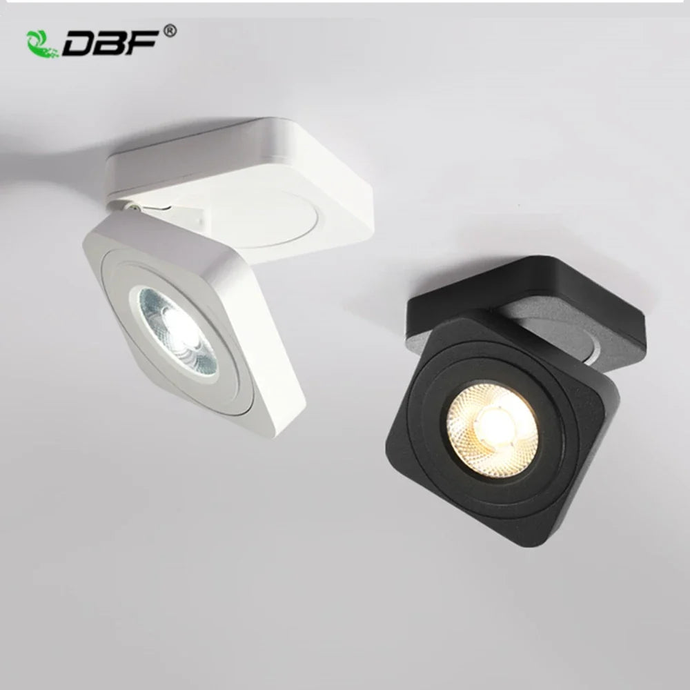 spot led pliable ultra mince rotatif 360 degrés éclairage modulable