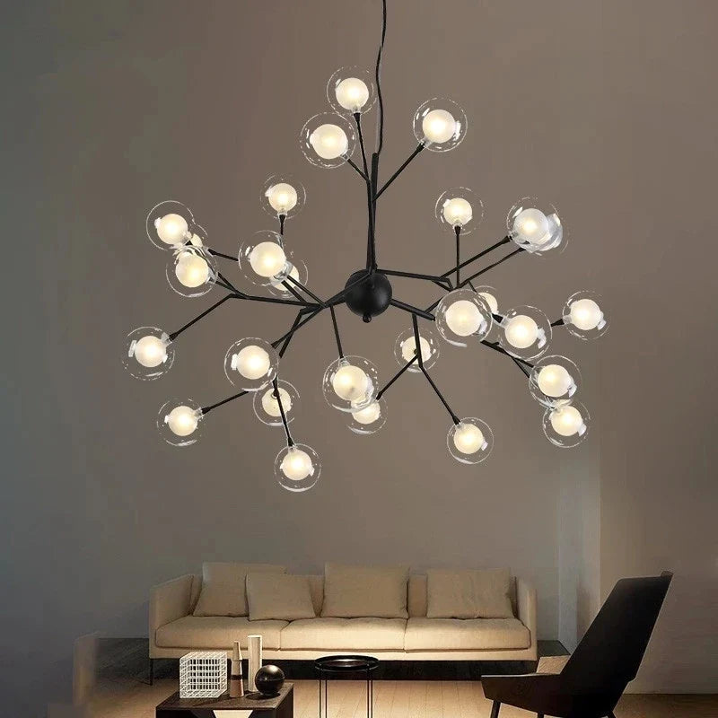 suspension poom créative nordique moderne pour éclairage ambiance