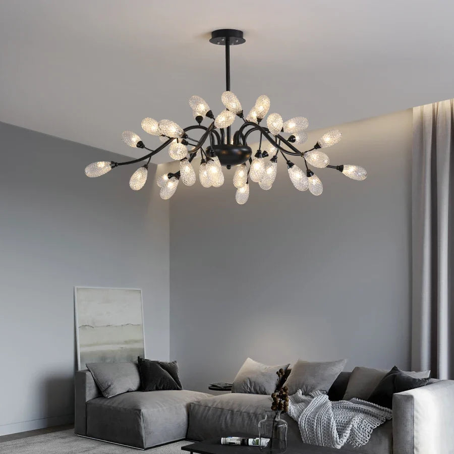 plafonnier led suspendu design moderne luminaire décoratif d'intérieur