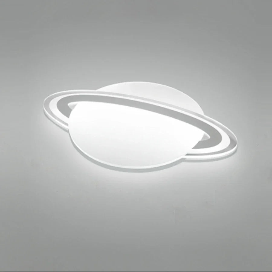 plafonnier moderne leds pour enfants motif planète espace