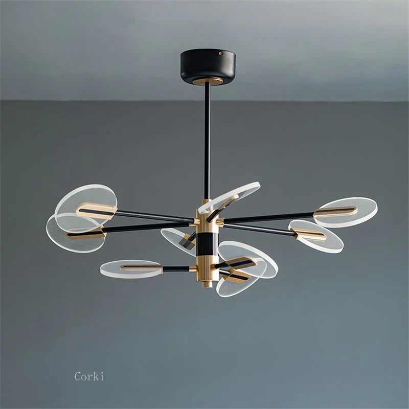 lustre moderne en acrylique design nordique pour une décoration élégante