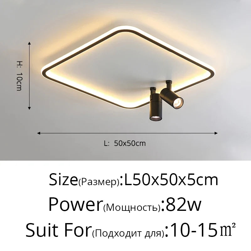 lustre led moderne pour intérieur décoration lumière projecteur