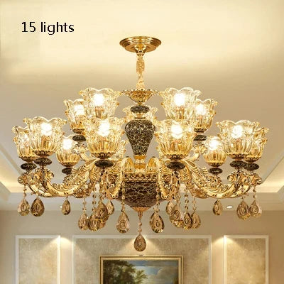 lustre en cristal de luxe pour une ambiance minimaliste