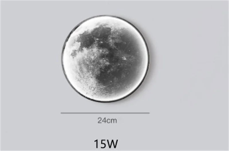 applique murale lune design moderne éclairage décoratif pour intérieur