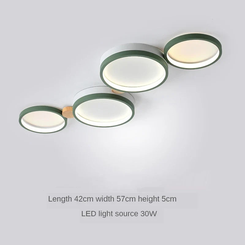 lustre nordique led pour salon café balcon vestiaire