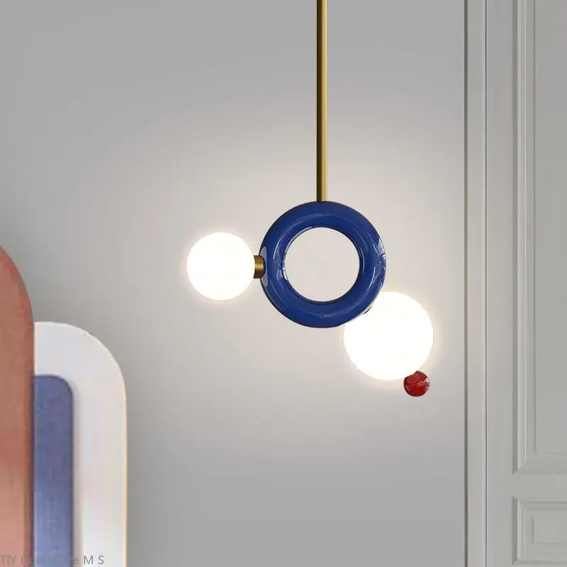 suspension moderne minimaliste en résine gourde