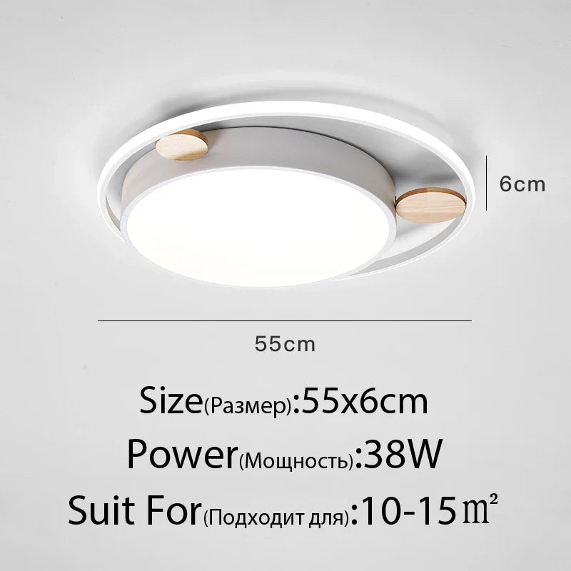 plafonnier led rond pour intérieur décoratif moderne et élégant