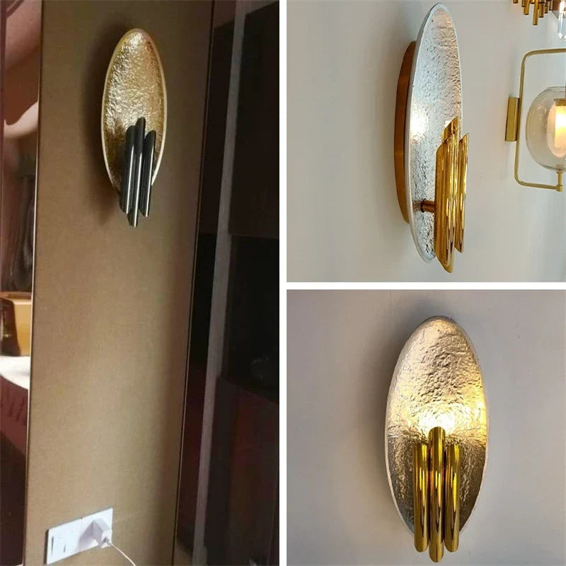 applique murale led en métal pour hôtel et allée