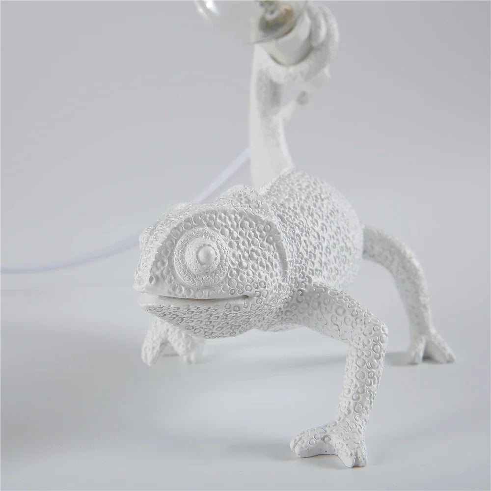 applique murale lézard mignon en résine luminaire de nuit