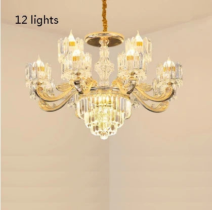 lustre en cristal éclairage pour intérieur élégant et raffiné