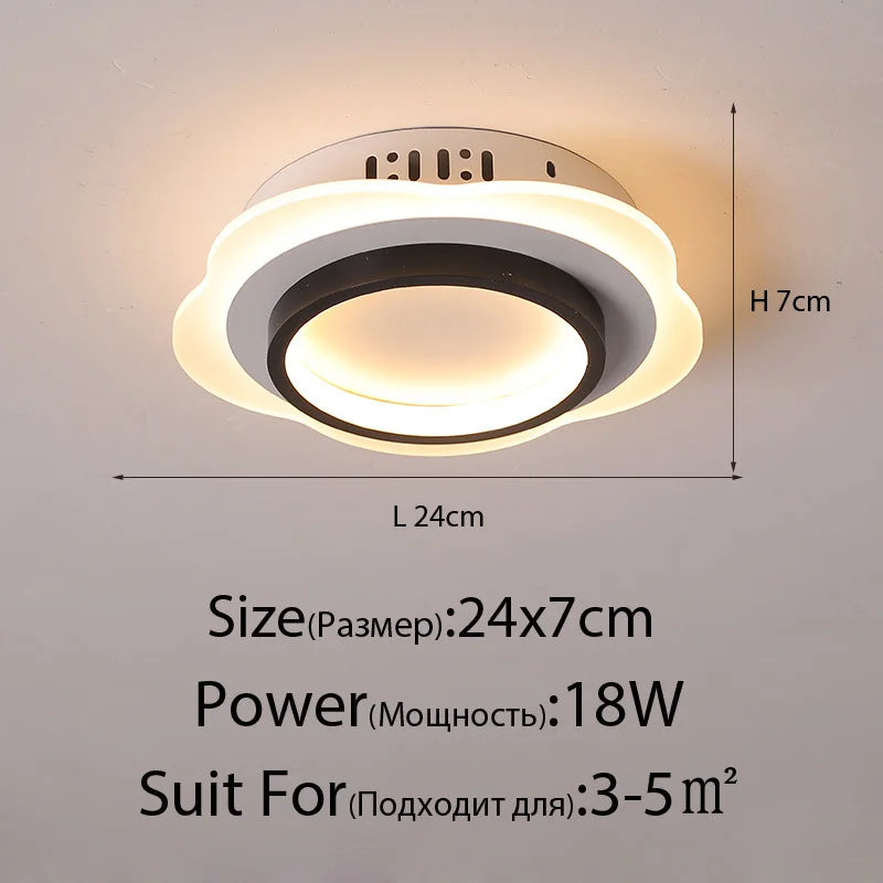 plafonnier led créatif design nordique pour décorer votre foyer