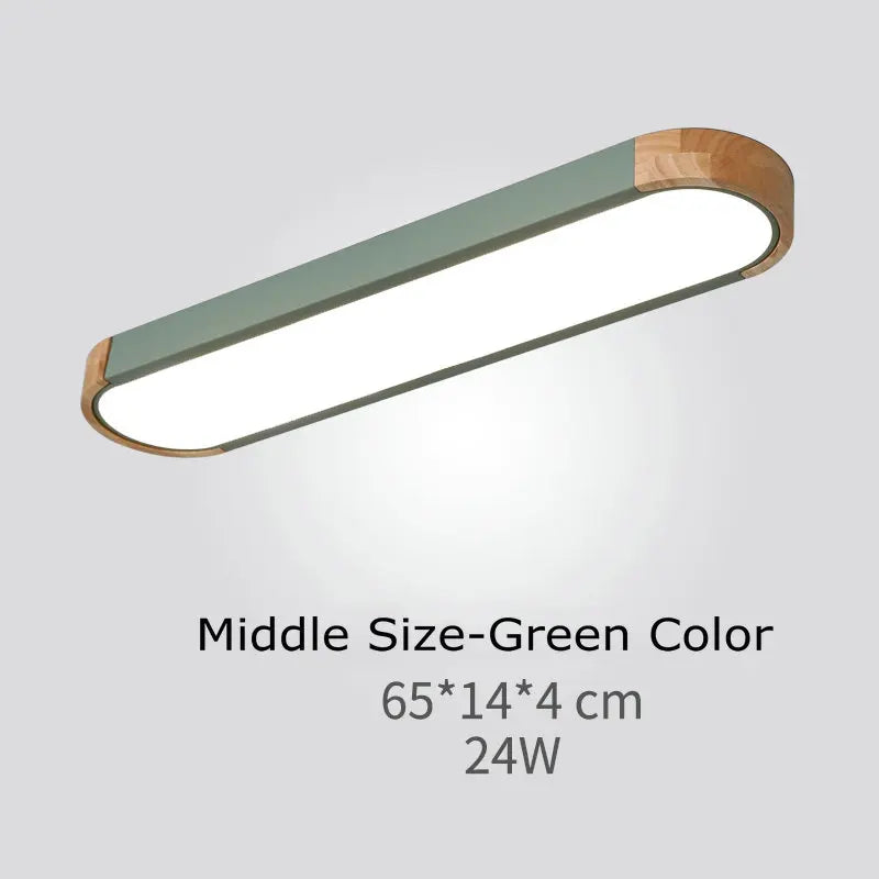 plafonnier nordique long 3 coul fermentation gradation led lampe
