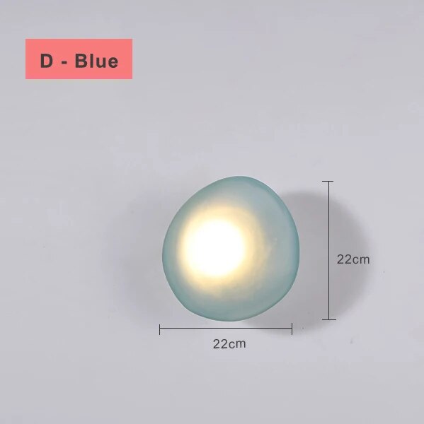 applique led nordique design moderne galet chambre escalier lumière