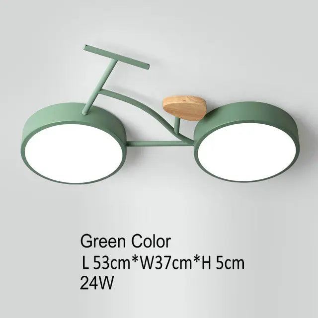 plafonnier led moderne au design nordique monté en surface