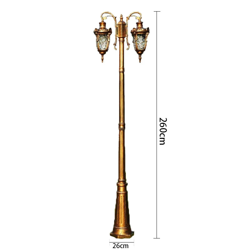 (H≈2.6M)Villa Home Outdoor Garden Light Park Community Landscape Street Project Lighting Street Lamp